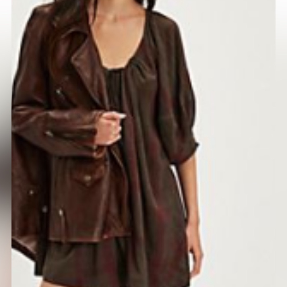 Free People Brown Jumpsuit